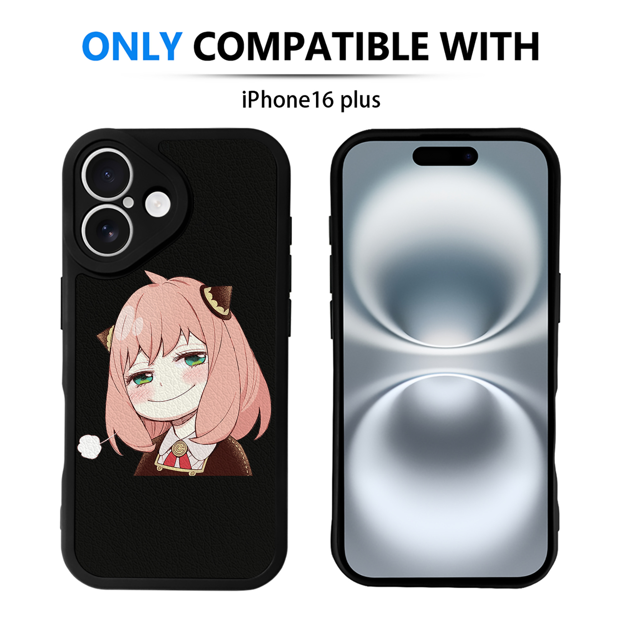 （画像用） SPY×FAMILY间谍家家酒 【iPhone 16シリーズ対応】シリコンスマホケース（レザー調） 材質：シリコン